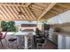 Covered patio featuring outdoor kitchen with built-in barbecue at 1249 S Irving St, Denver, CO 80219