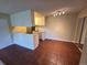 Open-concept kitchen with stainless steel appliances and easy access to the dining area at 850 W Moorhead Cir # 3F, Boulder, CO 80305
