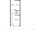 Floorplan showing measurements and layout of kitchen, dining area, living room and bath at 8979 Field St # 27, Westminster, CO 80021