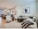 Bright living room boasts modern decor, plush seating, and seamless flow to the open kitchen area at 805 Promenade Dr, Superior, CO 80027