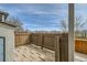 Fenced in patio area with brick pavers at 12032 Monaco St, Brighton, CO 80602