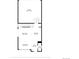 This detailed first floorplan showcases the kitchen, dining area, living room, garage and foyer at 9768 E 62Nd Dr, Denver, CO 80238