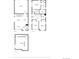 Detailed floorplan showing layout of the house, including the garage, bedrooms, bathrooms, and kitchen at 9768 E 62Nd Dr, Denver, CO 80238