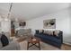 Inviting living room features an open floor plan, modern decor, and hardwood floors at 1245 Columbine St # 306, Denver, CO 80206