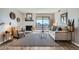 Comfortable living room with a fireplace, balcony, and tasteful decor at 499 Wright St # 308, Lakewood, CO 80228
