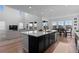 Bright, open kitchen with a large island and stainless steel appliances, perfect for entertaining at 8550 Cheraw St, Littleton, CO 80125