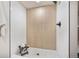 Clean and spacious basement shower with modern fixtures at 2649 Utica St, Denver, CO 80212