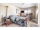 Bright bedroom featuring neutral tones, a ceiling fan, and a comfortable layout at 11821 Joplin Ct, Commerce City, CO 80022