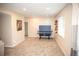 Spacious game room featuring ping pong table, recessed lights and neutral decor at 7603 Sabino Ln, Castle Rock, CO 80108