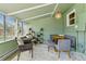 Cozy sunroom with neutral decor, wood floors, and comfortable seating creates a serene space for relaxation and enjoyment at 4581 S Garrison St, Littleton, CO 80123