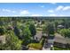 An aerial view showcases a neighborhood with homes nestled among lush trees, with an open sky above on a beautiful day at 7120 S Sheridan Ct, Littleton, CO 80128