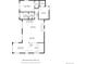 Detailed floor plan showcasing the layout of the home including bedrooms, living spaces, and kitchen at 13288 Elsie Rd, Conifer, CO 80433