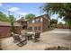 Backyard with patio including seating for outdoor entertainment at 5292 W Fair Dr, Littleton, CO 80123