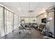 Fitness center featuring cardio equipment and weight machines at 888 N Logan St # 2E, Denver, CO 80203
