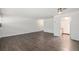 Spacious living room with hardwood floors ready to customize at 888 N Logan St # 2E, Denver, CO 80203