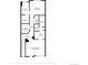Layout of floor two includes primary bedroom, bedroom, and laundry room at 15546 W 64Th Loop # C, Arvada, CO 80007