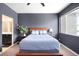 Serene main bedroom with soft lighting, a plush bed, and a neutral color palette creating a relaxing retreat at 15546 W 64Th Loop # C, Arvada, CO 80007