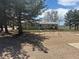 A charming backyard with a swing set and mature trees creating a serene outdoor space at 1685 E 160Th Ave, Broomfield, CO 80023