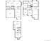 Detailed floor plan showcasing the layout of all three levels of the residence at 4214 Kestrel Pl, Castle Rock, CO 80109