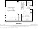 Detailed floor plan showcasing the layout of the main level with room dimensions at 12766 Jasmine St # D, Thornton, CO 80602