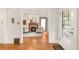Bright, white interior showcasing a fireplace, hardwood floors, and charming details at 506 N Marion St, Denver, CO 80218