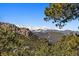 Breathtaking mountain views surrounded by lush forest from this beautiful property at 6080 Kilimanjaro Dr, Evergreen, CO 80439