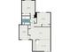 Second floor plan featuring bedrooms, loft area, and staircase with open space below at 8552 Gold Peak Ln # F, Highlands Ranch, CO 80130