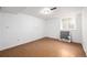 Finished basement area featuring neutral paint and updated flooring, ready for customization at 1803 E 36Th Ave, Denver, CO 80205