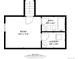 Basement floor plan showcasing room dimensions including bathroom, laundry room, and living area at 1803 E 36Th Ave, Denver, CO 80205