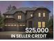 Beautiful multi-story home with stone accents, three-car garage, and a well-manicured lawn at 6877 Northstar Ct, Castle Rock, CO 80108