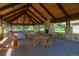 Community picnic pavilion with stone fireplace and views at 6877 Northstar Ct, Castle Rock, CO 80108