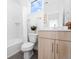 Bathroom with a bathtub, toilet and vanity at 8711 E Hampden Ave # 20, Denver, CO 80231