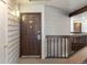 Welcoming entryway featuring a secure door with modern hardware, ensuring safety and privacy at 6380 S Boston St # 391, Greenwood Village, CO 80111