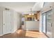 View of open-concept living space, with stainless appliances and light wood cabinetry at 6380 S Boston St # 391, Greenwood Village, CO 80111