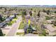 Bird's eye view of the property, showcasing its location, landscaping, and proximity to neighborhood amenities at 12175 W 68Th Pl, Arvada, CO 80004