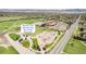 Aerial view of the Apex Center offering a skate park, pool, gym, and ice rink, a 26-minute walk away at 12175 W 68Th Pl, Arvada, CO 80004