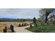 Scenic view of walking path leading to the mountains with a beautiful and spacious field of lush greenery at 12175 W 68Th Pl, Arvada, CO 80004