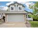 Charming two-story home featuring a two-car garage, gray siding, and well-maintained landscaping at 17943 E Bates Ave, Aurora, CO 80013
