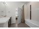 Bathroom with a bathtub and double vanity at 12664 Ulster St, Thornton, CO 80602
