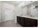 Double vanity bathroom with a shower at 12664 Ulster St, Thornton, CO 80602