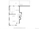 Floorplan showing the layout of the main level featuring living room, dining area, kitchen, and deck at 11131 Seton Pl, Westminster, CO 80031