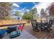 Outdoor back deck with seating area perfect for entertaining at 5292 Lichen Pl, Boulder, CO 80301