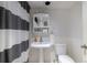 Bathroom features pedestal sink and classic fixtures at 5292 Lichen Pl, Boulder, CO 80301