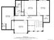 Upper floor plan with multiple bedrooms, a bathroom, and hallway at 1120 Antelope W Dr, Bennett, CO 80102