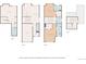 Detailed floor plan showcasing layout of the home's four levels at 2879 W Parkside Pl, Denver, CO 80221