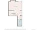 Basement floor plan featuring Gathering room, hall, and bathroom at 2879 W Parkside Pl, Denver, CO 80221