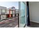 Balcony view of the street and adjacent buildings at 2350 Tremont Pl # 19, Denver, CO 80205