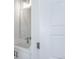 Bathroom featuring small vanity and sink with chrome faucet at 2350 Tremont Pl # 19, Denver, CO 80205