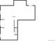Basement floor plan highlighting a large open basement area and stairs to the hall at 8236 E 137Th Dr, Thornton, CO 80602