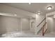 Finished basement offering ample space and recessed lighting at 16043 Bridle Ridge Dr, Monument, CO 80132